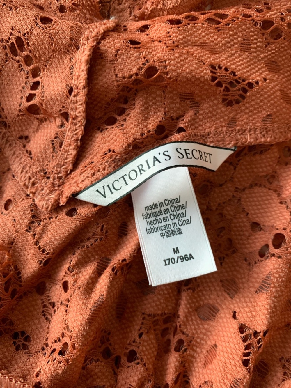 Victoria’s Secret Lace Romper Cami in Dusty Rose size M - Picture 7 of 13
